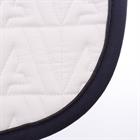 Tapis de selle Twill Dressage Anky Blanc-bleu foncé