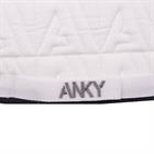 Tapis de selle Twill Dressage Anky Blanc-bleu foncé