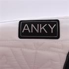 Tapis de selle Twill Dressage Anky Blanc-bleu foncé