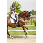 Tapis de selle Twill Dressage Anky Blanc-bleu foncé
