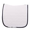 Tapis de selle Twill Dressage Anky Blanc-bleu foncé