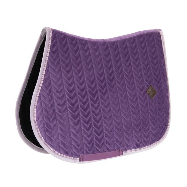 Tapis de selle Velvet Contrast Kentucky Mauve foncé
