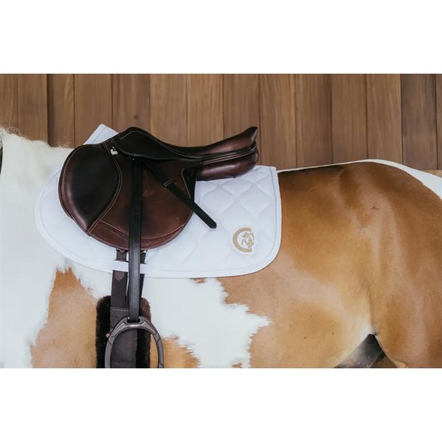 Tapis de selle Wave Jumping Kentucky Blanc