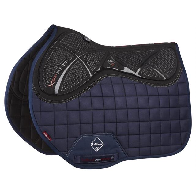 Tapis de selle X-Grip Twin Sided Eurojump LeMieux Bleu foncé