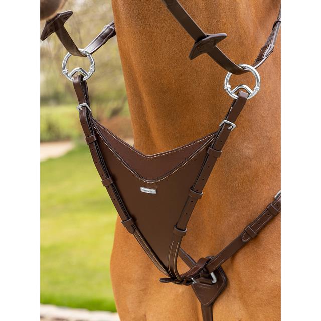 Triangle de martingale Kudos Bib LeMieux Marron moyen- argent