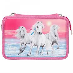 Trousse 3-Compartiments Glitter Pink Miss Melody