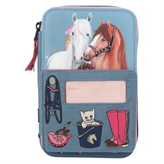 Trousse My Little Farm Miss Melody 3 compartiments Bleu clair