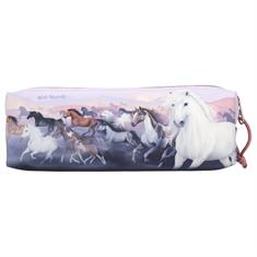 Trousse à crayons Night Horses Miss Melody Mauve clair
