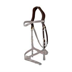 Tétière 1 branche avec sous-gorge D Collection Dy'on Marron
