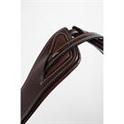 Tétière Adapt en cuir bio tanné Montar Marron foncé-beige