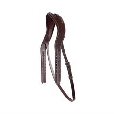 Tétière Adapt en cuir bio tanné Montar Marron foncé-beige