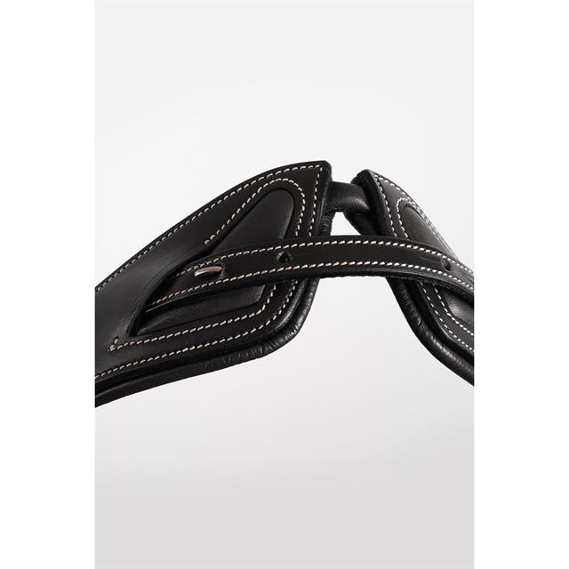 Tétière Adapt en cuir bio tanné Montar Noir-beige