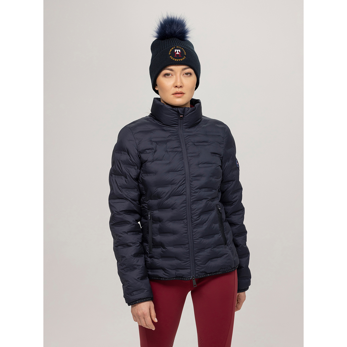 Veste tommy hilfiger bleu hotsell