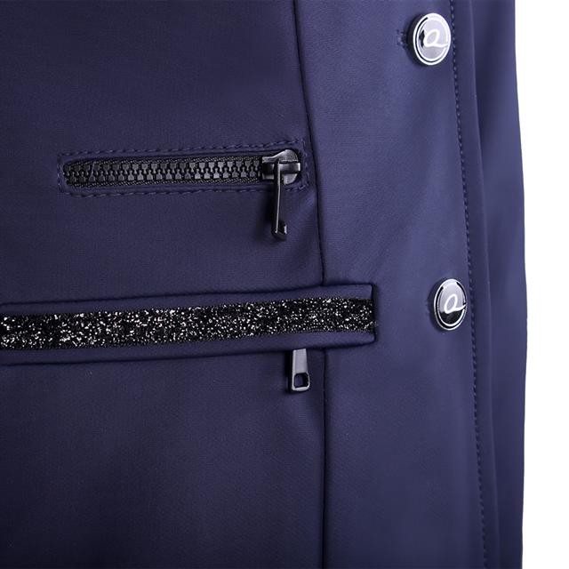 Veste d'équitation Juliet Junior QHP Bleu foncé