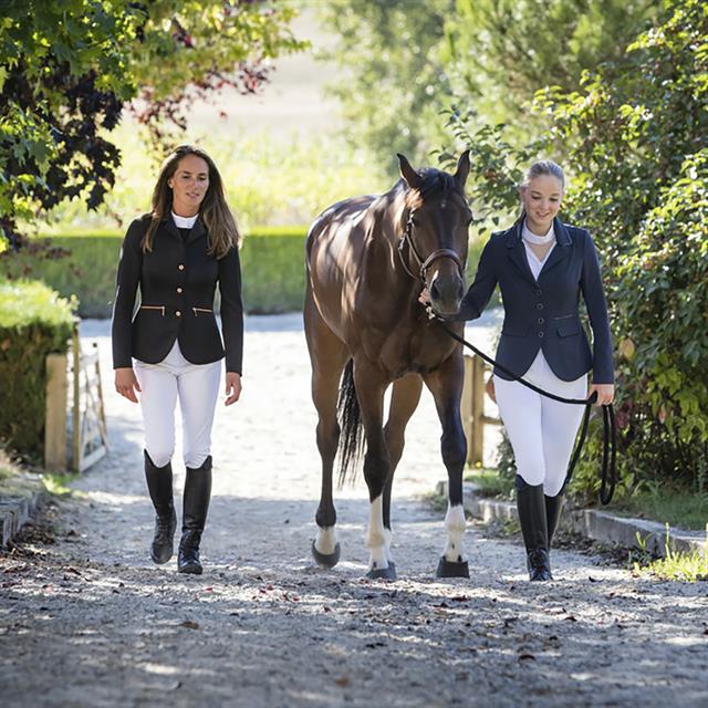 Veste de concours Athens Enfantss Equithème Bleu foncé