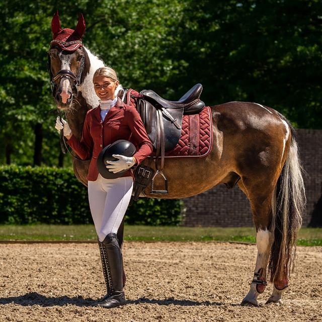 Veste de concours Kae QHP Rouge foncé