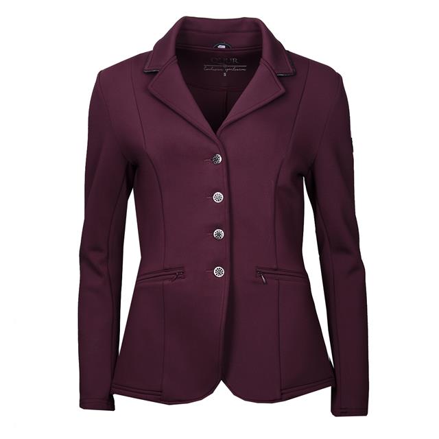 Veste de concours QDjess QUUR  Rouge foncé