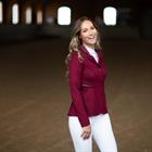 Veste de concours Select Bordeaux Equestrian Stockholm Rouge foncé