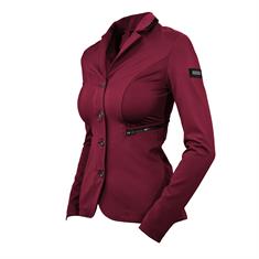 Veste de concours Select Bordeaux Equestrian Stockholm Rouge foncé
