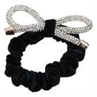 Élastique pour cheveux Glitter Nœud Epplejeck Noir