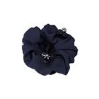 Élastique à cheveux avec filet à cheveux Crystal LeMieux Bleu foncé-noir