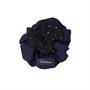 Élastique à cheveux avec filet à cheveux Crystal LeMieux Bleu foncé-noir