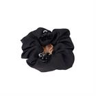 Élastique à cheveux avec filet à cheveux Crystal LeMieux Noir-beige