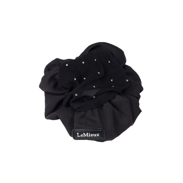 Élastique à cheveux avec filet à cheveux Crystal LeMieux Noir-noir